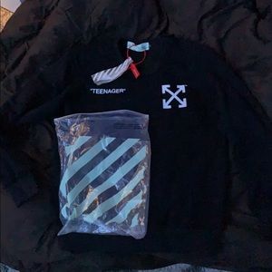 Off white x Bart Simpson collab sweatshirt
